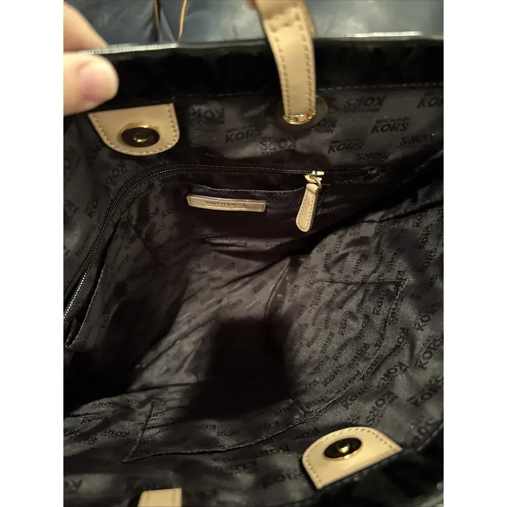 Michael Kors Large Black Tote Bag - Picture 3 of 14